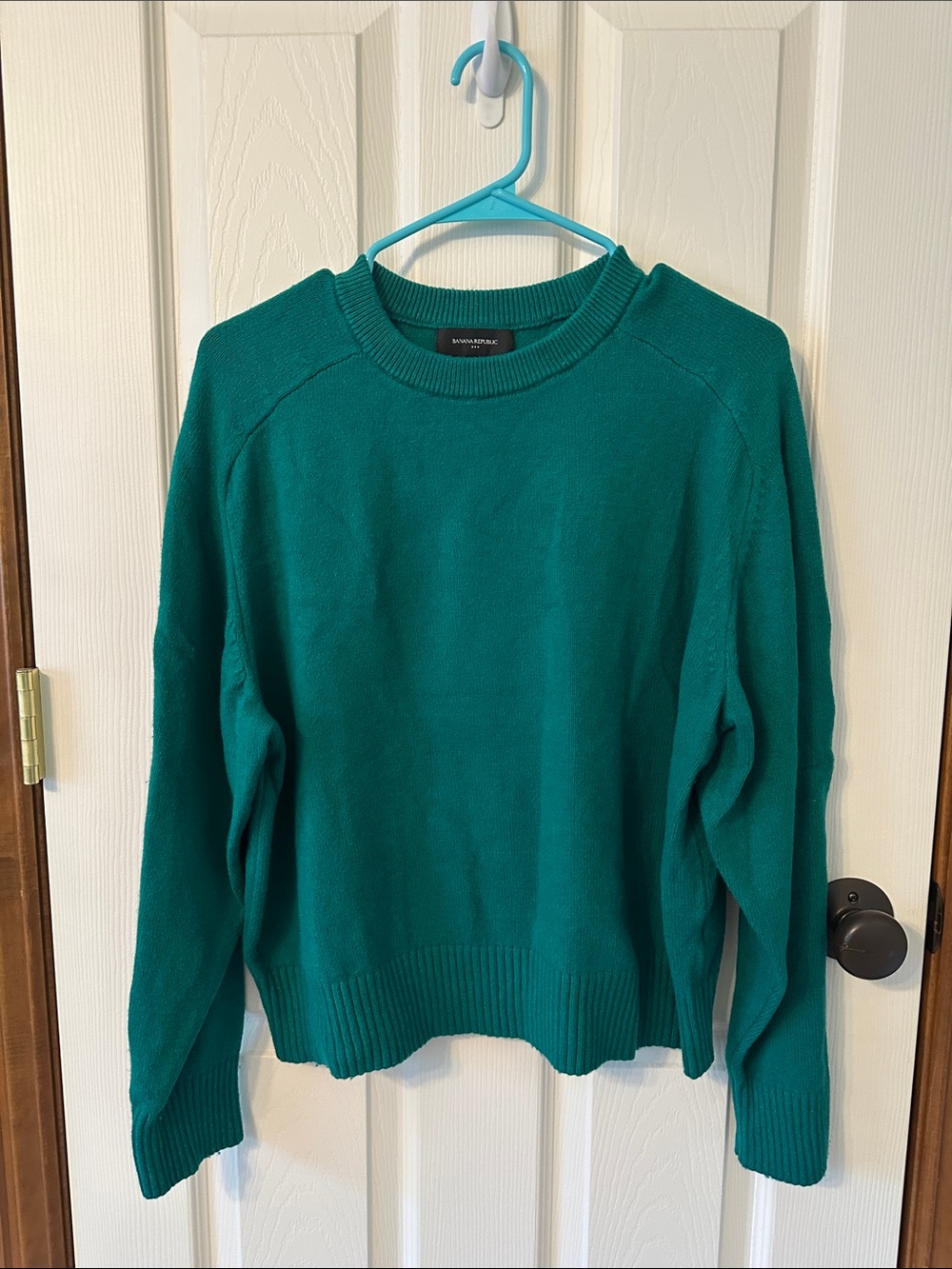 Banana Republic Teal Green Crewneck Sweater